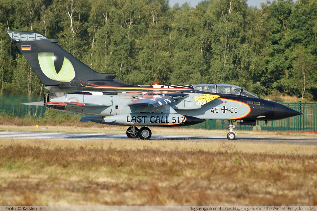 Panavia Tornado IDS German Air Force / Luftwaffe 45+06 518/GS159/4206 NATO Tigermeet 2009 Kleine Brogel (EBBL) 2009-09-23 � Karsten Palt, ID 2833