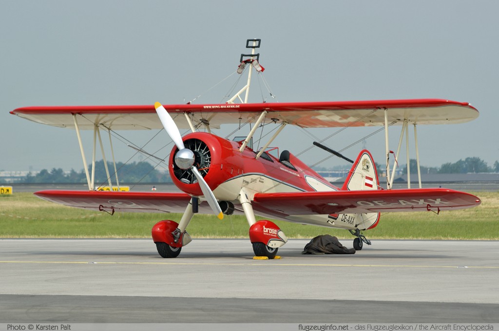 Boeing / Stearman PT-17 Kaydet (A-75N1) Private (Peggy Krainz) OE-AXX 75-6711 ILA Berlin 2010 Berlin - Schönefeld (EDDB / SXF) 2010-06-11 � Karsten Palt, ID 3450 Boeing / Stearman PT-17 Kaydet (A-75N1) Private (Peggy Krainz) OE-AXX 75-6711 ILA Berlin 2010 Berlin - Schönefeld (EDDB / SXF) 2010-06-11 � Karsten Palt, ID 3450