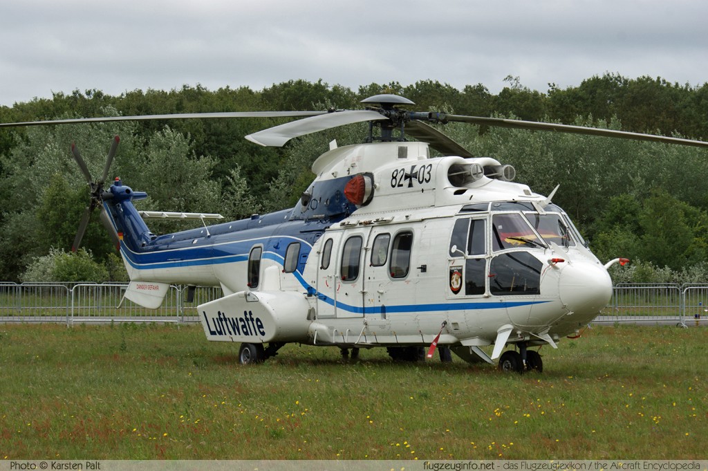 Eurocopter AS-532U2 Cougar German Air Force / Luftwaffe 82+03 2460 Luchtmachtdagen 2010 Gilze-Rijen (EHGR) 2010-06-18 � Karsten Palt, ID 3282