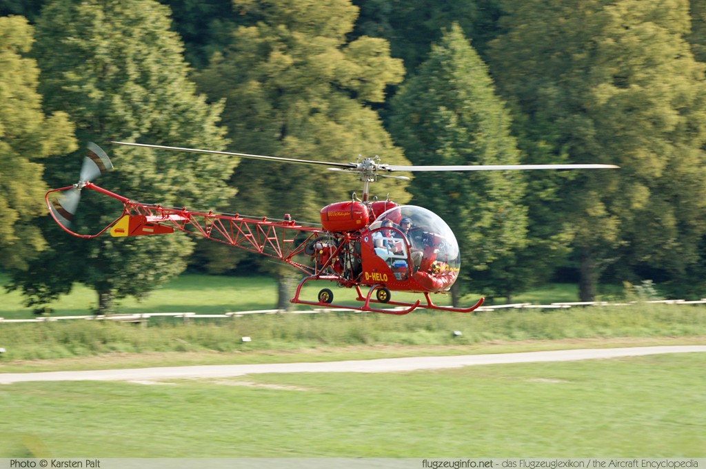 Bell Helicopter 47G-1  D-HELO 228 Oldtimer-Fliegertreffen 2013 Kirchheim unter Teck - Hahnweide (EDST) 2013-09-06 � Karsten Palt, ID 7257
