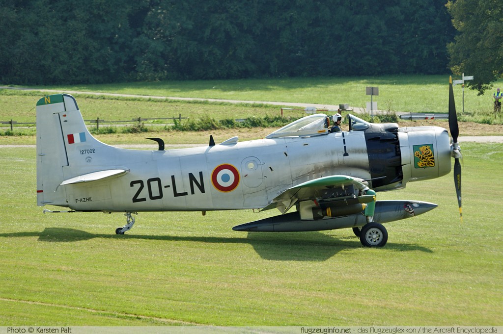 Douglas A-1D Skyraider (AD-4NA) F-AZHK 7802 Oldtimer-Fliegertreffen 2013 Kirchheim unter Teck - Hahnweide (EDST) 2013-09-07 � Karsten Palt, ID 7378 Douglas A-1D Skyraider (AD-4NA) F-AZHK 7802 Oldtimer-Fliegertreffen 2013 Kirchheim unter Teck - Hahnweide (EDST) 2013-09-07 � Karsten Palt, ID 7378