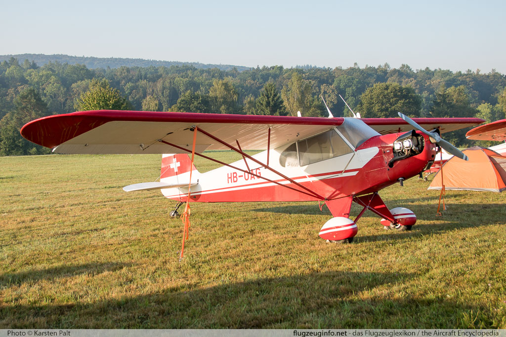 Piper J-3C-65 Cub (L4J)  HB-OAG 12847 Oldtimer-Fliegertreffen 2016 Kirchheim unter Teck - Hahnweide (EDST) 2016-09-10 � Karsten Palt, ID 13514