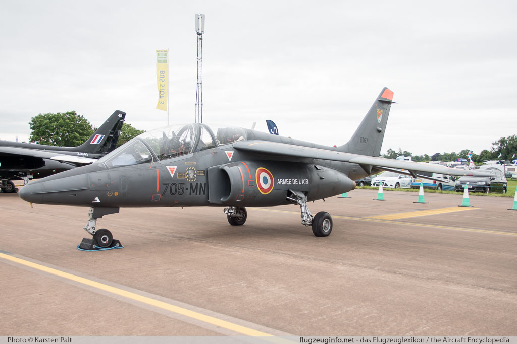 Dassault / Dornier AlphaJet E French Air Force / Armee de l Air E167 Royal International Air Tattoo 2016 RAF Fairford (EGVA / FFD) 2016-07-09 � Karsten Palt, ID 12801 Dassault / Dornier AlphaJet E French Air Force / Armee de l Air E167 Royal International Air Tattoo 2016 RAF Fairford (EGVA / FFD) 2016-07-09 � Karsten Palt, ID 12801