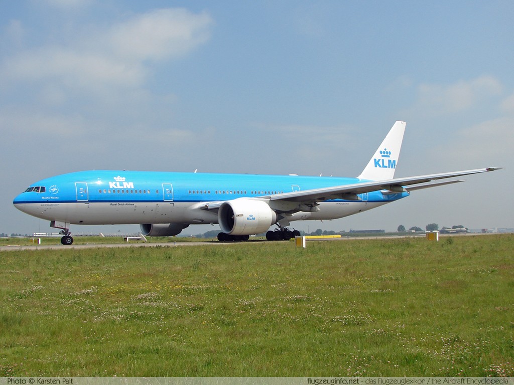 Boeing 777-206ER KLM - Royal Dutch Airlines PH-BQM 34712 / 559 Amsterdam-Schiphol (EHAM / AMS) 2007-06-10 � Karsten Palt, ID 271 Boeing 777-206ER KLM - Royal Dutch Airlines PH-BQM 34712 / 559 Amsterdam-Schiphol (EHAM / AMS) 2007-06-10 � Karsten Palt, ID 271