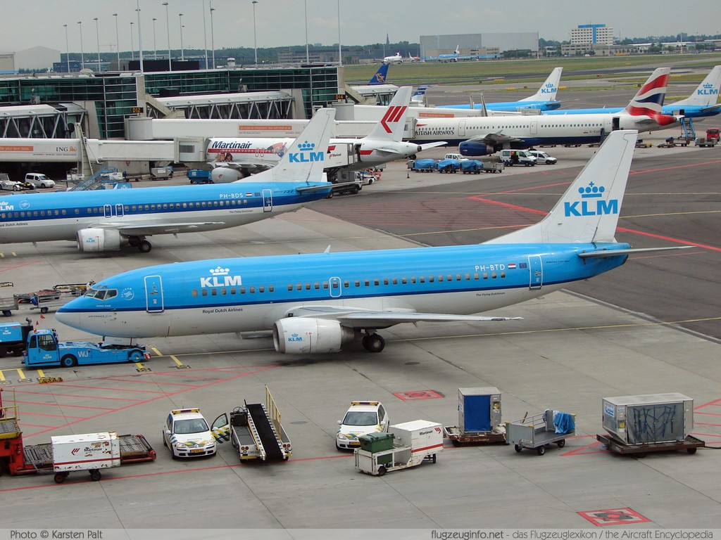 Boeing 737-306 KLM - Royal Dutch Airlines PH-BTD 27420 / 2406  Amsterdam-Schiphol (EHAM / AMS) 2007-06-17 � Karsten Palt, ID 315