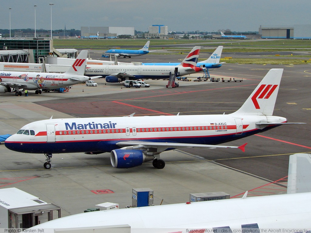 Airbus A320-214 Martinair D-AXLC 1564 Amsterdam-Schiphol (EHAM / AMS) 2007-06-17 � Karsten Palt, ID 312 Airbus A320-214 Martinair D-AXLC 1564 Amsterdam-Schiphol (EHAM / AMS) 2007-06-17 � Karsten Palt, ID 312