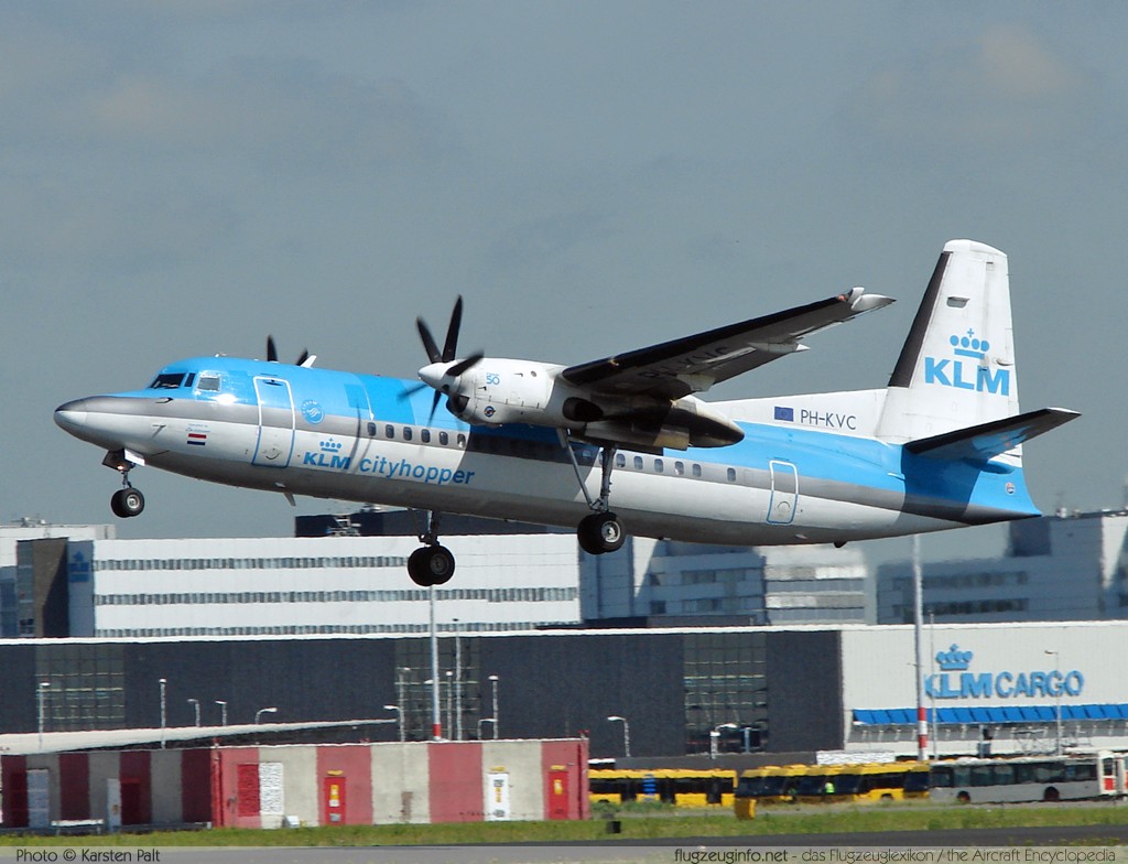 Fokker Fokker 50 KLM Cityhopper PH-KVC 20191 Amsterdam-Schiphol (EHAM / AMS) 2007-06-19 � Karsten Palt, ID 355 Fokker Fokker 50 KLM Cityhopper PH-KVC 20191 Amsterdam-Schiphol (EHAM / AMS) 2007-06-19 � Karsten Palt, ID 355