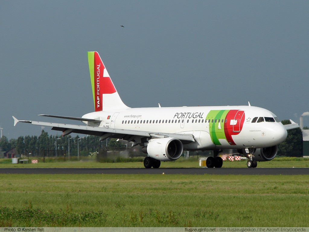 Airbus A319-111 TAP Portugal CS-TTG 906 Amsterdam-Schiphol (EHAM / AMS) 2007-06-22 � Karsten Palt, ID 370 Airbus A319-111 TAP Portugal CS-TTG 906 Amsterdam-Schiphol (EHAM / AMS) 2007-06-22 � Karsten Palt, ID 370
