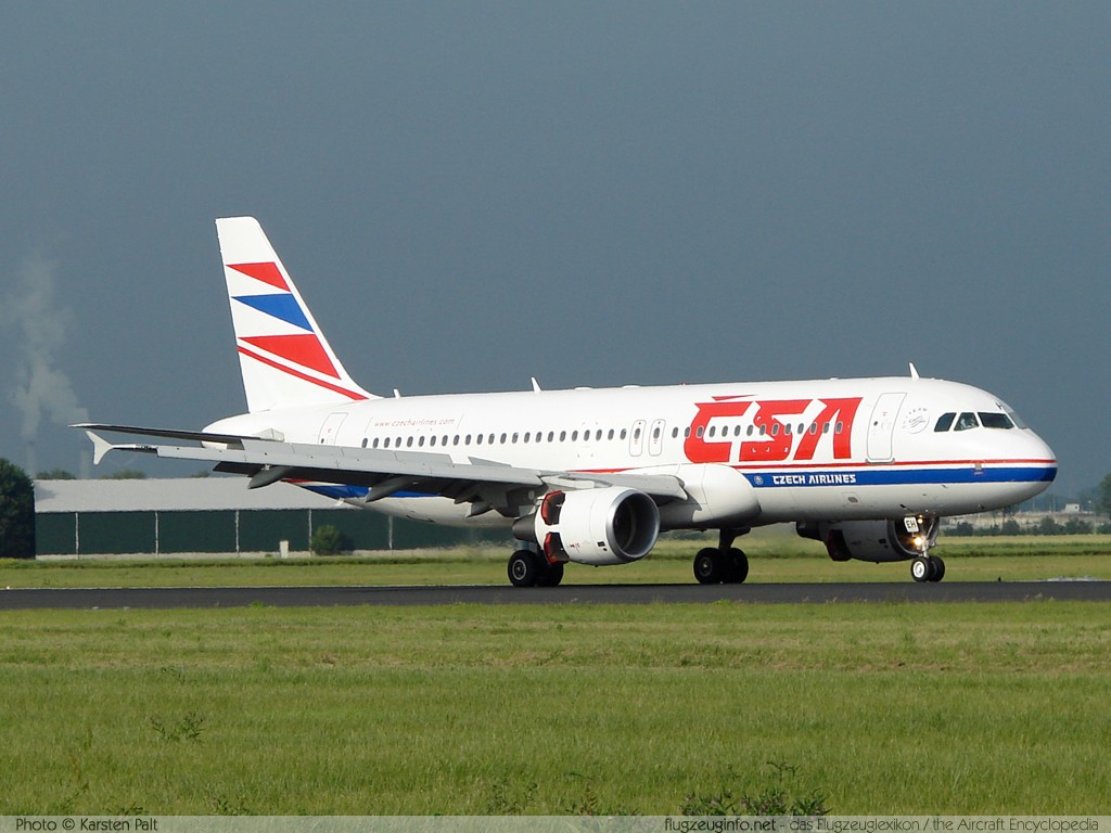 Airbus A320-214 CSA - Czech Airlines OK-MEH 3031  Amsterdam-Schiphol (EHAM / AMS) 2007-06-22 � Karsten Palt, ID 378
