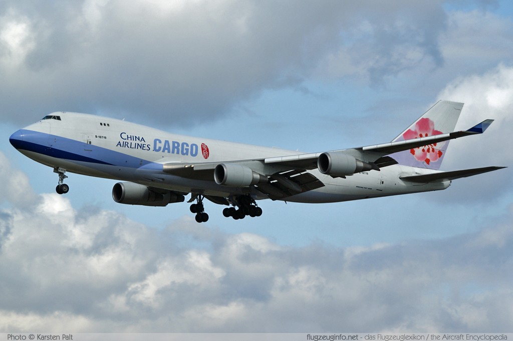 Boeing 747-409F/SCD China Airlines Cargo B-18719 33739 / 1355 Frankfurt am Main (EDDF / FRA) 2009-09-06 � Karsten Palt, ID 2893 Boeing 747-409F/SCD China Airlines Cargo B-18719 33739 / 1355 Frankfurt am Main (EDDF / FRA) 2009-09-06 � Karsten Palt, ID 2893