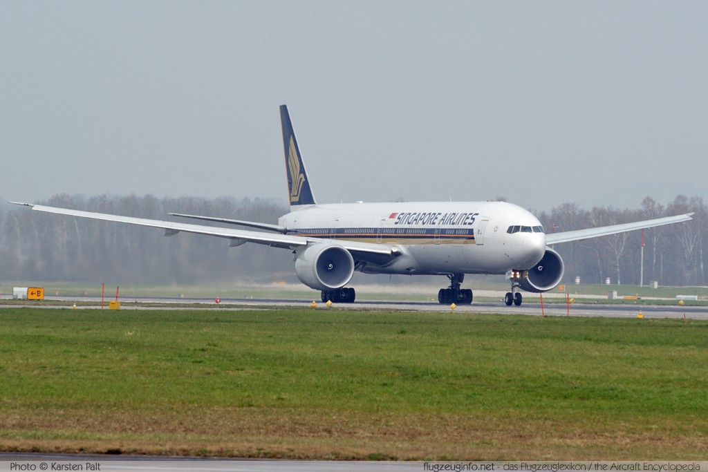 Boeing 777-312ER Singapore Airlines 9V-SWN 34579 / 703 Zürich (LSZH / ZRH) 2009-04-04 � Karsten Palt, ID 1873 Boeing 777-312ER Singapore Airlines 9V-SWN 34579 / 703 Zürich (LSZH / ZRH) 2009-04-04 � Karsten Palt, ID 1873