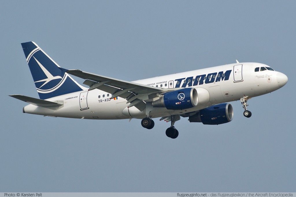 Airbus A318-111 Tarom YR-ASD 3225 Frankfurt am Main (EDDF / FRA) 2009-04-05 � Karsten Palt, ID 2050 Airbus A318-111 Tarom YR-ASD 3225 Frankfurt am Main (EDDF / FRA) 2009-04-05 � Karsten Palt, ID 2050