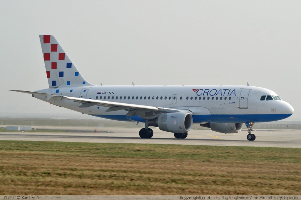 Airbus A319-112 Croatia Airlines 9A-CTL 1252 Frankfurt am Main (EDDF / FRA) 2009-04-05 � Karsten Palt, ID 1984 Airbus A319-112 Croatia Airlines 9A-CTL 1252 Frankfurt am Main (EDDF / FRA) 2009-04-05 � Karsten Palt, ID 1984