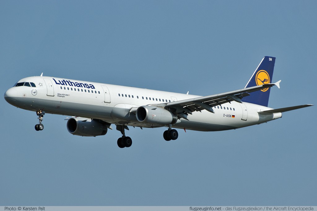 Airbus A321-231 Lufthansa D-AISN 3592  Frankfurt am Main (EDDF / FRA) 2009-09-06 � Karsten Palt, ID 2904