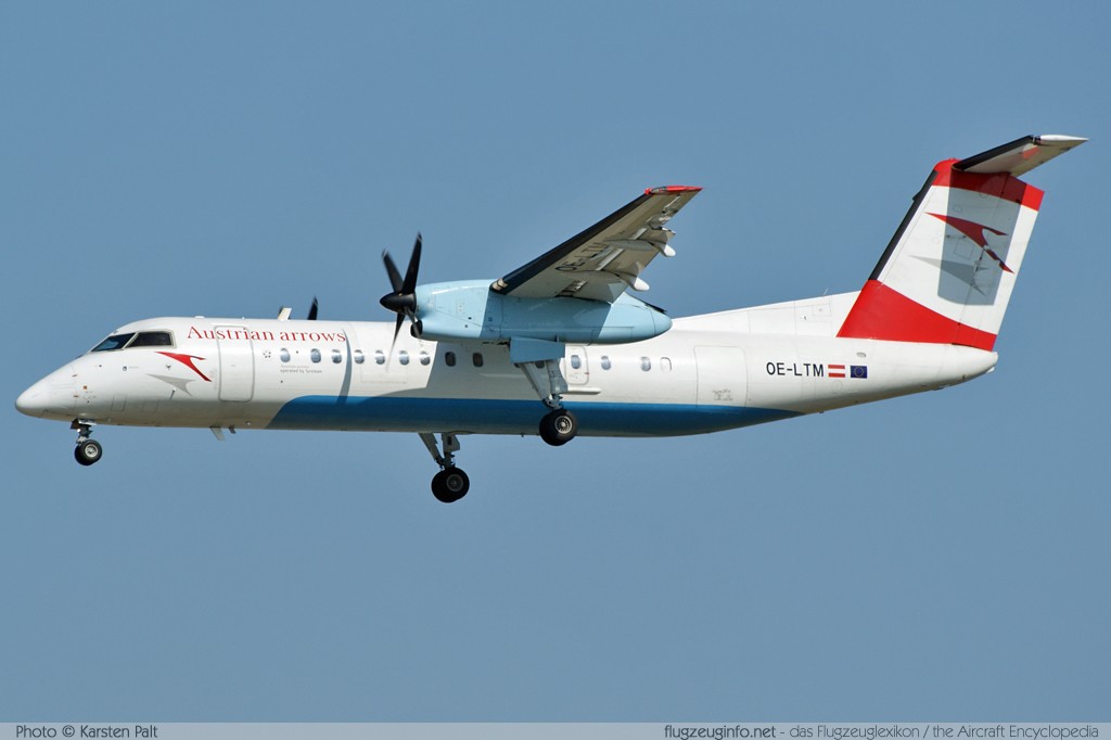 De Havilland Canada / Bombardier DHC-8-314Q Dash 8 Tyrolean Airways OE-LTM 527 Frankfurt am Main (EDDF / FRA) 2009-09-06 � Karsten Palt, ID 2913 De Havilland Canada / Bombardier DHC-8-314Q Dash 8 Tyrolean Airways OE-LTM 527 Frankfurt am Main (EDDF / FRA) 2009-09-06 � Karsten Palt, ID 2913