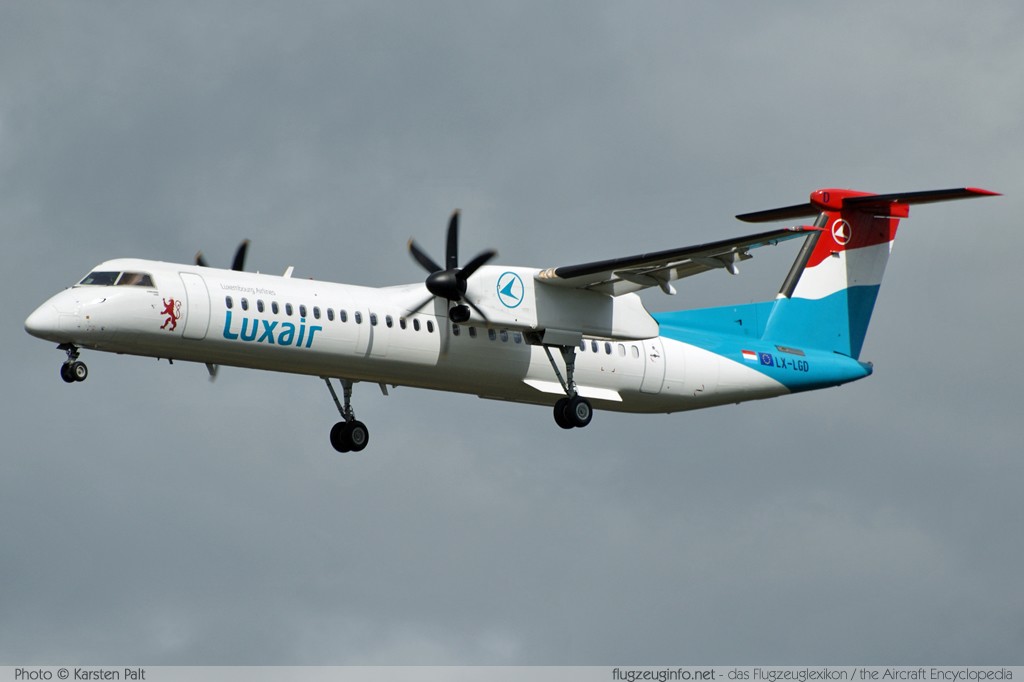 De Havilland Canada / Bombardier DHC-8-402Q Dash 8 Luxair LX-LGD 4171 Frankfurt am Main (EDDF / FRA) 2009-09-03 � Karsten Palt, ID 2879 De Havilland Canada / Bombardier DHC-8-402Q Dash 8 Luxair LX-LGD 4171 Frankfurt am Main (EDDF / FRA) 2009-09-03 � Karsten Palt, ID 2879