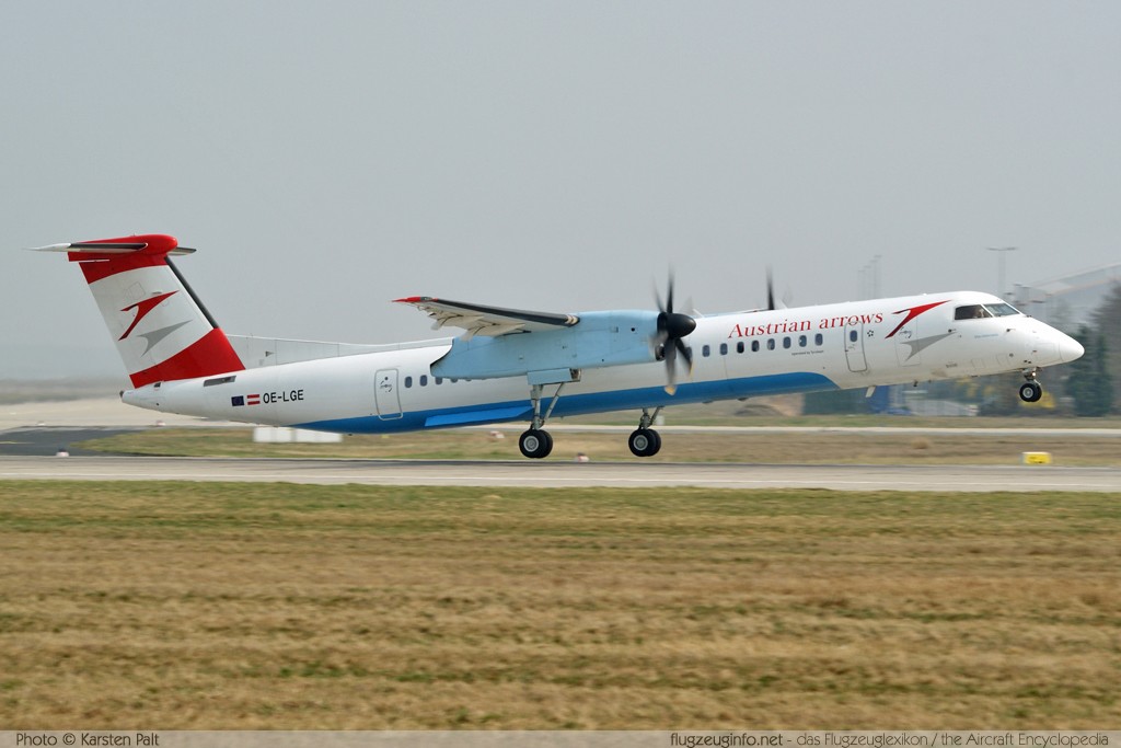 De Havilland Canada / Bombardier DHC-8-402Q Tyrolean Airways OE-LGE 4042 Frankfurt am Main (EDDF / FRA) 2009-04-05 � Karsten Palt, ID 2035 De Havilland Canada / Bombardier DHC-8-402Q Tyrolean Airways OE-LGE 4042 Frankfurt am Main (EDDF / FRA) 2009-04-05 � Karsten Palt, ID 2035