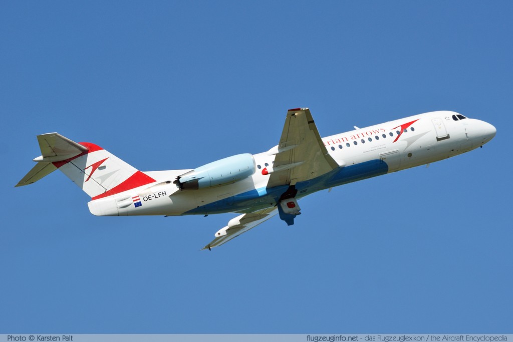 Fokker Fokker 70 Tyrolean Airways OE-LFH 11554  Amsterdam-Schiphol (EHAM / AMS) 2009-06-23 � Karsten Palt, ID 2422