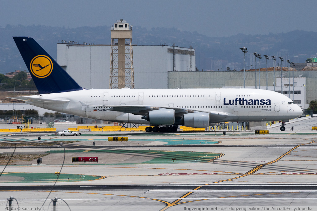 Airbus A380-841 Lufthansa D-AIMH 070  LAX International Airport (KLAX / LAX) 2015-06-05 � Karsten Palt, ID 11553