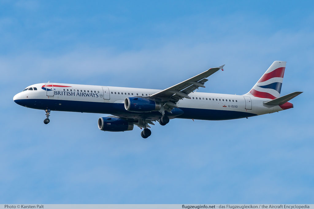 Airbus A321-231 British Airways G-EUXD 2320  London Heathrow (EGLL / LHR) 2016-07-08 � Karsten Palt, ID 12718