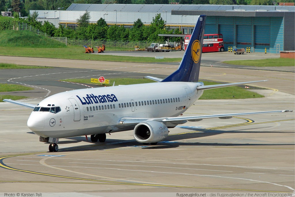Boeing 737-330 Lufthansa D-ABEB 25148 / 2077  Bremen (EDDW / BRE) 2008-05-18 � Karsten Palt, ID 798