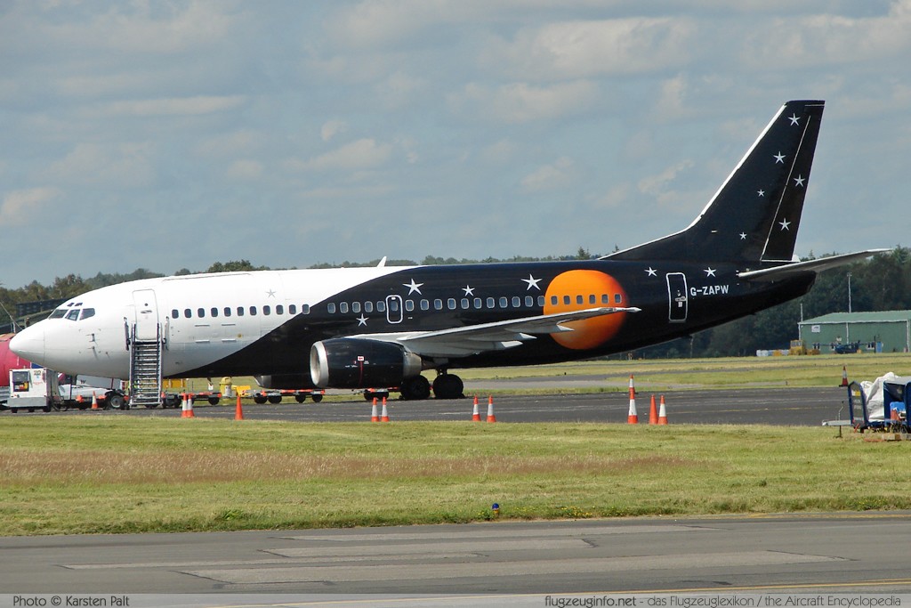 Boeing 737-3L9(QC) Titan Airways G-ZAPW 24219 / 1600 Bournemouth (EGHH / BOH) 2008-07-15 � Karsten Palt, ID 1155 Boeing 737-3L9(QC) Titan Airways G-ZAPW 24219 / 1600 Bournemouth (EGHH / BOH) 2008-07-15 � Karsten Palt, ID 1155