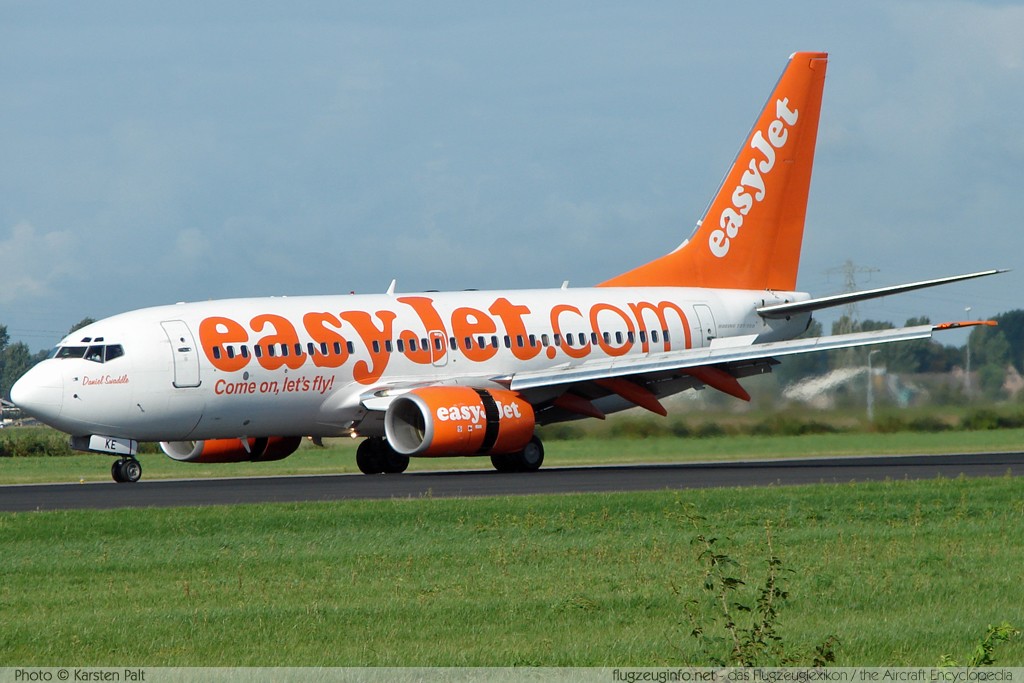 Boeing 737-73V EasyJet G-EZKE 32426 / 1474 Amsterdam-Schiphol (EHAM / AMS) 2006-09-30 � Karsten Palt, ID 135 Boeing 737-73V EasyJet G-EZKE 32426 / 1474 Amsterdam-Schiphol (EHAM / AMS) 2006-09-30 � Karsten Palt, ID 135