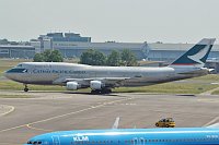 Boeing 747-412(BCF) Cathay Pacific Airways Cargo B-HKJ 27133 / 962  Amsterdam-Schiphol (EHAM / AMS) 2010-06-28, Photo by: Karsten Palt