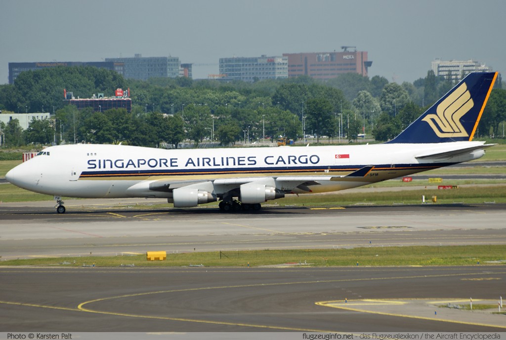 Boeing 747-412F/SCD Singapore Airlines Cargo 9V-SFM 32898 / 1333  Amsterdam-Schiphol (EHAM / AMS) 2010-06-28 � Karsten Palt, ID 3723