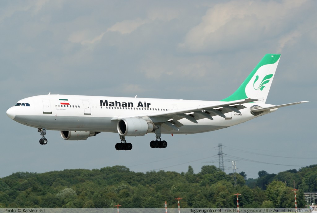 Airbus A300B4-603 Mahan Air EP-MNR 411  Düsseldorf International (EDDL / DUS) 2010-08-21 ï¿½ Karsten Palt, ID 4042
