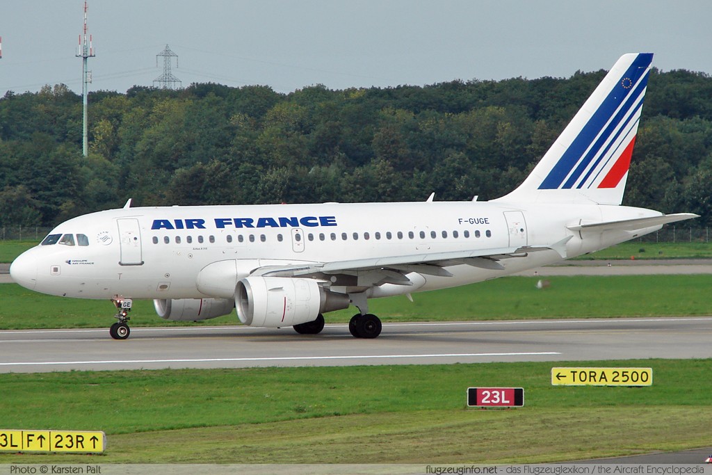 Airbus A318-111 Air France F-GUGE 2100  Düsseldorf International (EDDL / DUS) 2006-09-02 ï¿½ Karsten Palt, ID 122