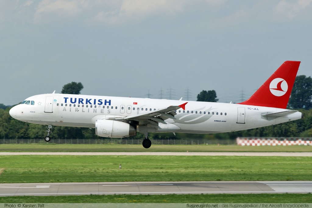 Airbus A320-232 Turkish Airlines TC-JLL 1996  Düsseldorf International (EDDL / DUS) 2010-08-21 ï¿½ Karsten Palt, ID 4067