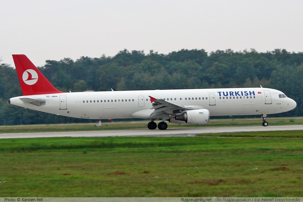 Airbus A321-111 Turkish Airlines TC-JMA 522 Frankfurt am Main (EDDF / FRA) 2006-10-14 � Karsten Palt, ID 202 Airbus A321-111 Turkish Airlines TC-JMA 522 Frankfurt am Main (EDDF / FRA) 2006-10-14 � Karsten Palt, ID 202