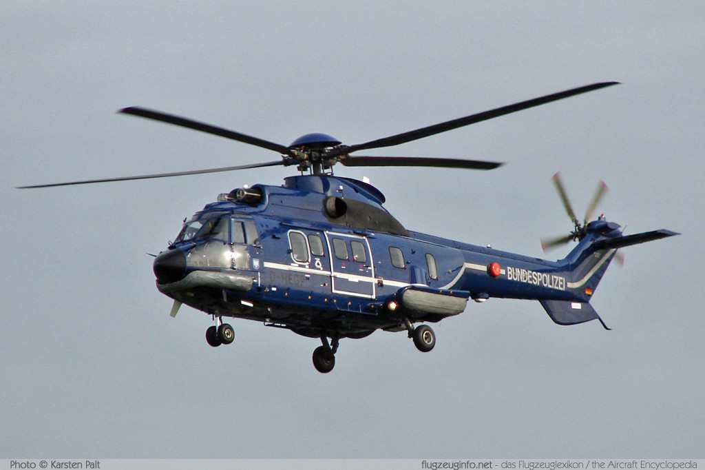 Eurocopter AS-332L1 Bundespolizei D-HEGP 2115  Wilhelmshaven-Mariensiel (EDWI / WVN) 2006-11-10 � Karsten Palt, ID 216