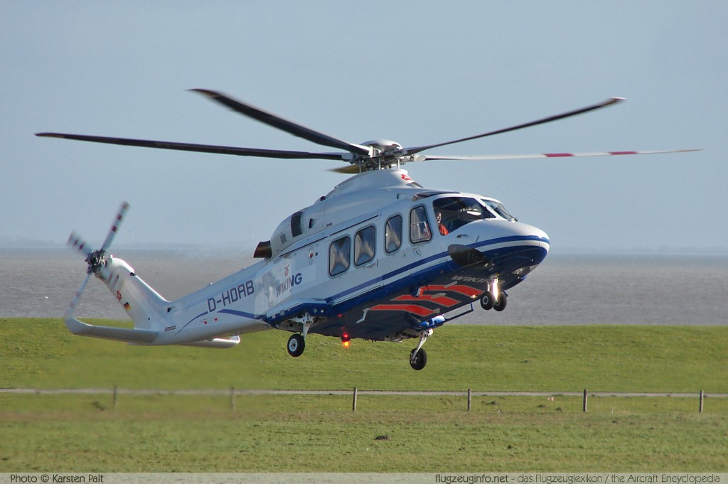 AgustaWestland AW139 WIKING Helikopter Service GmbH D-HOAB 31129  Wilhelmshaven-Mariensiel (EDWI / WVN) 2011-02-08 � Karsten Palt, ID 5715