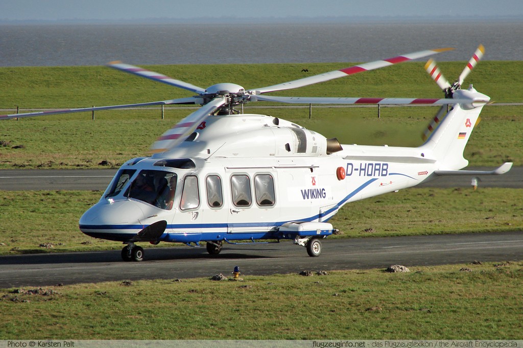 AgustaWestland AW139 WIKING Helikopter Service GmbH D-HOAB 31129  Wilhelmshaven-Mariensiel (EDWI / WVN) 2011-02-08 � Karsten Palt, ID 5716