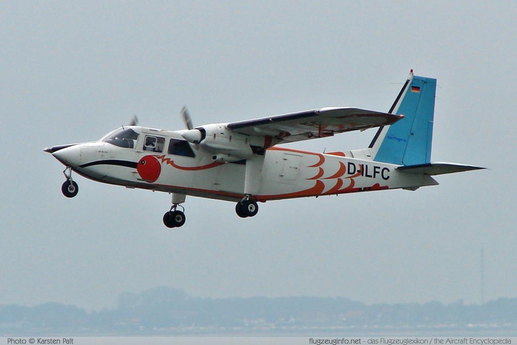 Britten-Norman BN-2A Islander LFH Luftverkehr Friesland-Harle D-ILFC Wilhelmshaven-Mariensiel (EDWI / WVN) 2009-04-28 � Karsten Palt, ID 2053 Britten-Norman BN-2A Islander LFH Luftverkehr Friesland-Harle D-ILFC Wilhelmshaven-Mariensiel (EDWI / WVN) 2009-04-28 � Karsten Palt, ID 2053