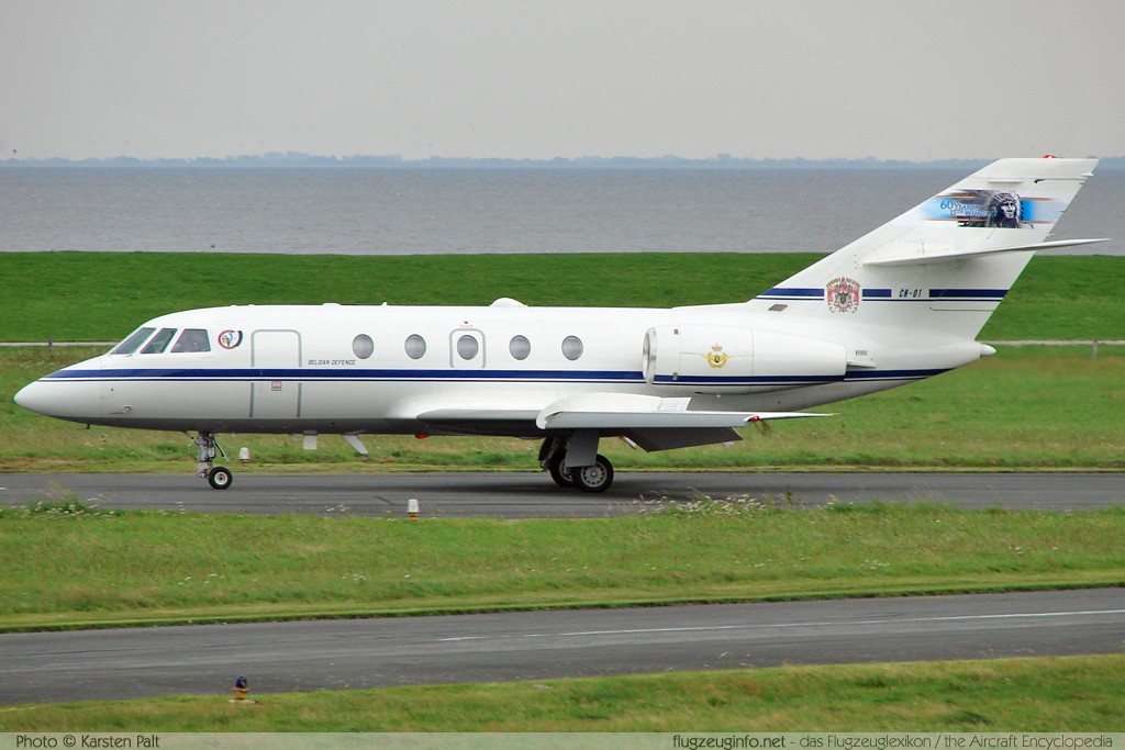 Dassault Falcon 20E Belgian Air Force CM-01 276 Wilhelmshaven-Mariensiel (EDWI / WVN) 2008-09-04 � Karsten Palt, ID 1375 Dassault Falcon 20E Belgian Air Force CM-01 276 Wilhelmshaven-Mariensiel (EDWI / WVN) 2008-09-04 � Karsten Palt, ID 1375