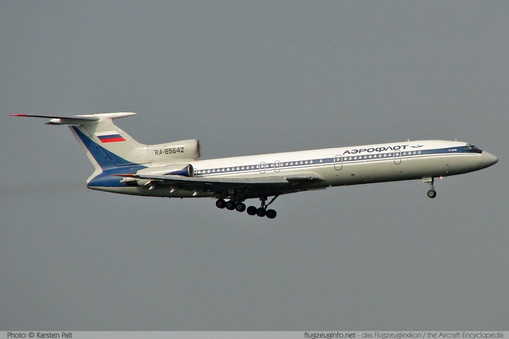 Tupolev / Tupolew Tu-154M Aeroflot Russian Airlines RA-85642 88A778  Frankfurt am Main (EDDF / FRA) 2006-10-14 � Karsten Palt, ID 196