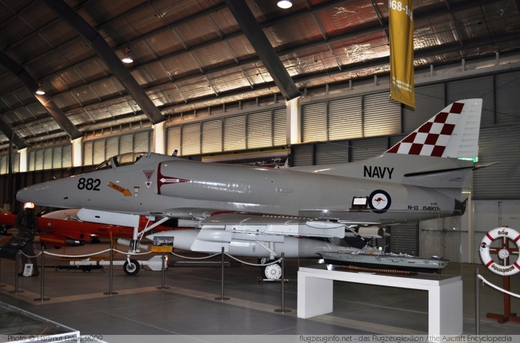 Douglas TA-4B Skyhawk United States Navy 142871 11933 RAN Fleet Air Arm Museum, Nowra NSW NAS Nowra - HMAS Albatross (YSNW / NOA) 2009-12-16 � Hartmut Ehlers, ID 3029