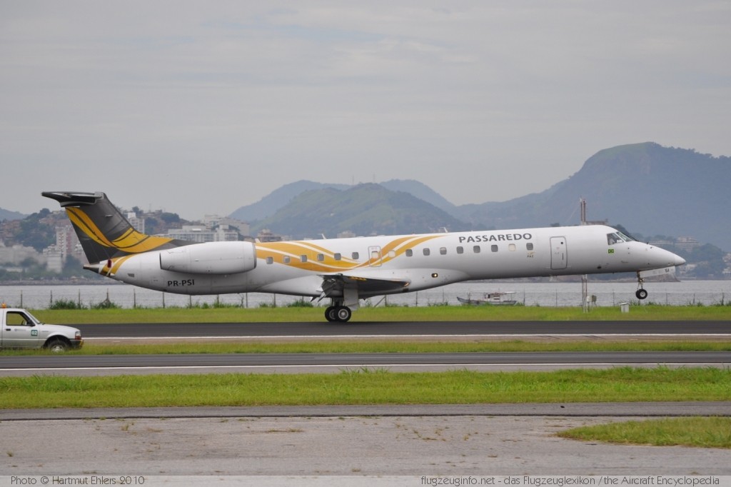 EMBRAER EMB-145LR Passaredo PR-PSI 145607 Santos Dumont Airport, Rio de Janeiro (SBRJ / SDU) 2010-01-18 � Hartmut Ehlers, ID 2988 EMBRAER EMB-145LR Passaredo PR-PSI 145607 Santos Dumont Airport, Rio de Janeiro (SBRJ / SDU) 2010-01-18 � Hartmut Ehlers, ID 2988