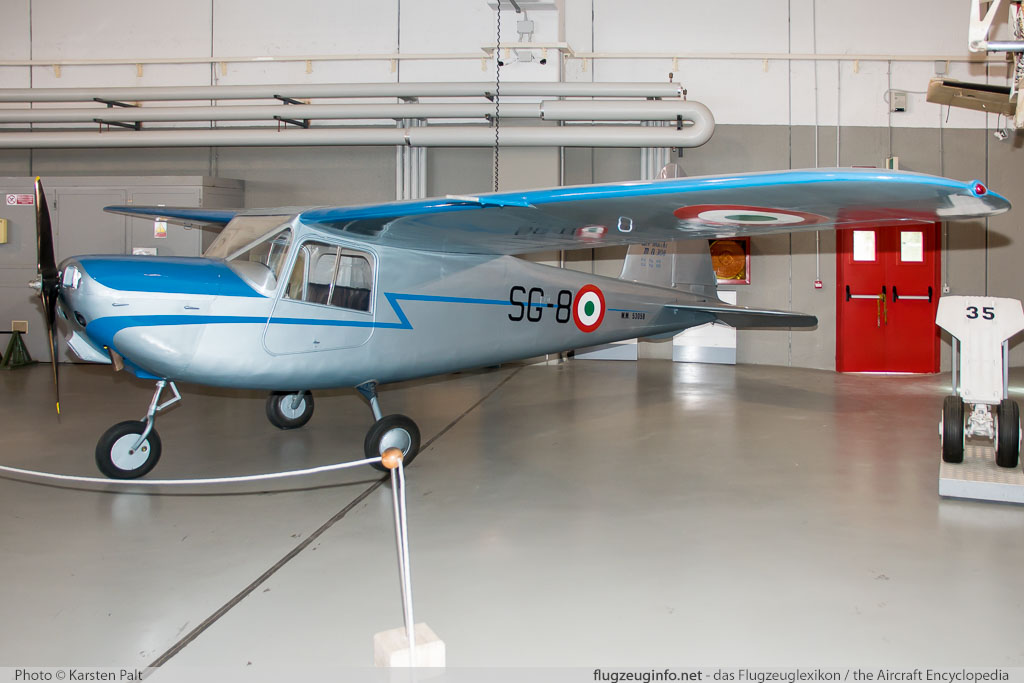 Aermacchi MB-308 Italian Air Force (Aeronautica Militare) MM53058 5878/105 Museo Aeronautica Militare Bracciano, Vigna di Valle 2016-02-18 � Karsten Palt, ID 12168