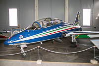 Aermacchi MB.339A/PAN Italian Air Force (Aeronautica Militare) MM54485 6682/077/AD014 Museo Aeronautica Militare Bracciano, Vigna di Valle 2016-02-18, Photo by: Karsten Palt
