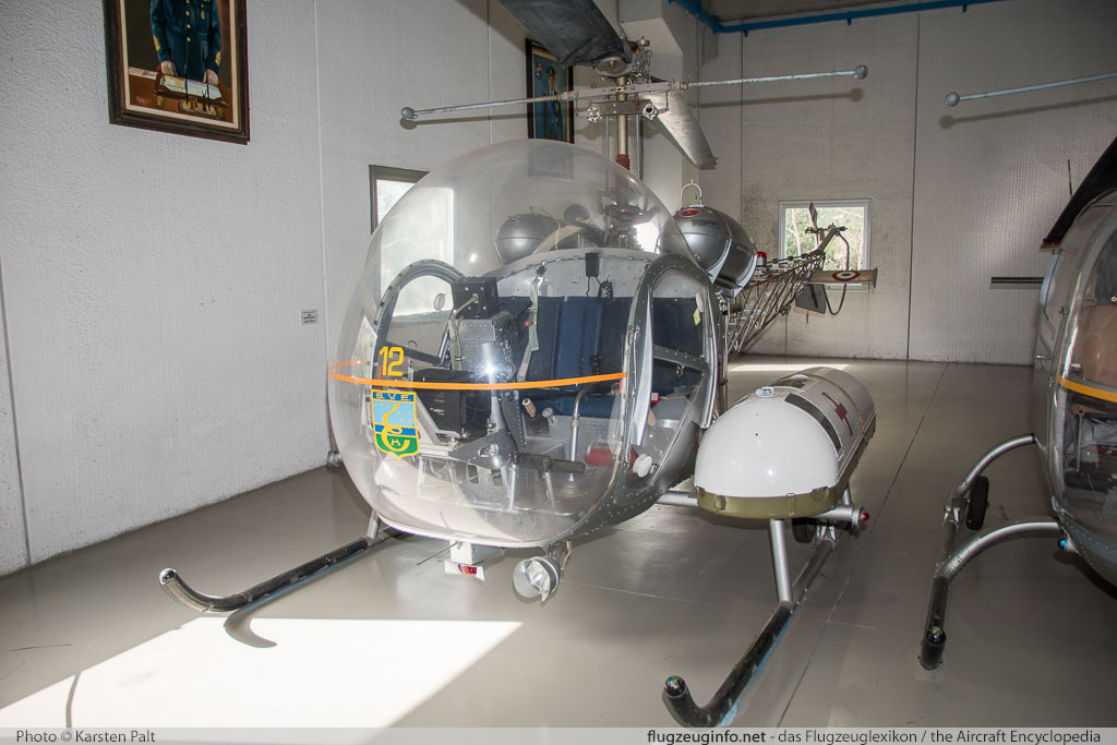 Bell (Agusta) 47G-2 Italian Air Force (Aeronautica Militare) MM80113 116 Museo Aeronautica Militare Bracciano, Vigna di Valle 2016-02-18 � Karsten Palt, ID 12181