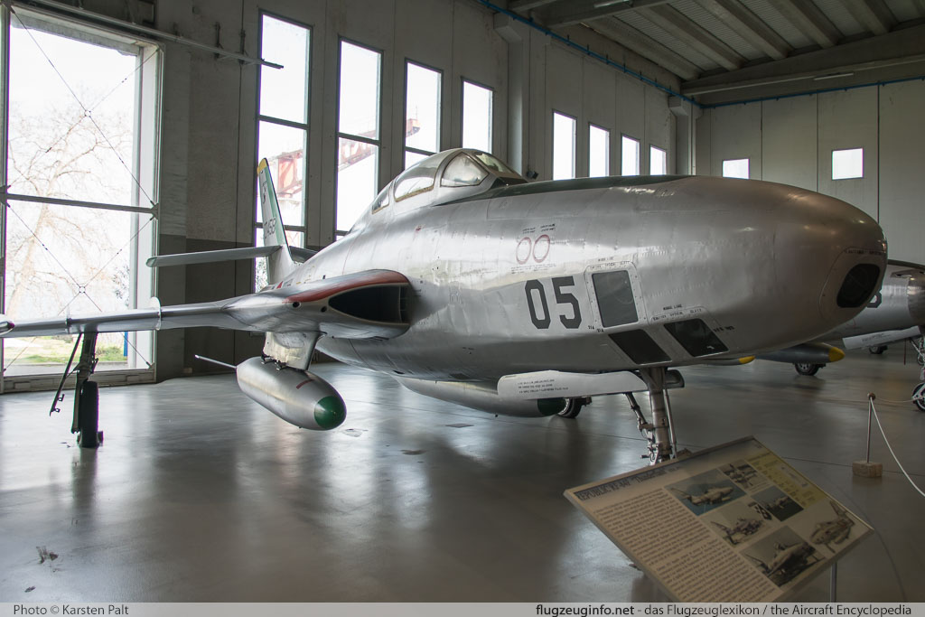 Republic RF-84F Thunderflash Italian Air Force (Aeronautica Militare) MM52-7458 Museo Aeronautica Militare Bracciano, Vigna di Valle 2016-02-18 � Karsten Palt, ID 12252 Republic RF-84F Thunderflash Italian Air Force (Aeronautica Militare) MM52-7458 Museo Aeronautica Militare Bracciano, Vigna di Valle 2016-02-18 � Karsten Palt, ID 12252