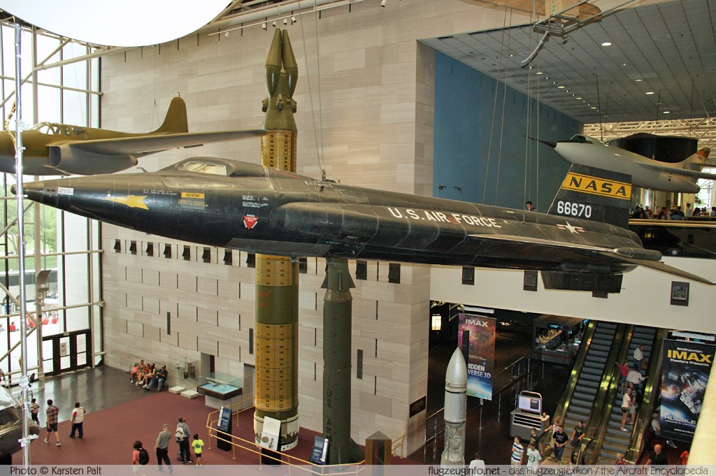 North American X-15A-1 United States Air Force (USAF) 56-6670 240-1 National Air and Space Museum Washington, DC 2014-05-28 � Karsten Palt, ID 10170