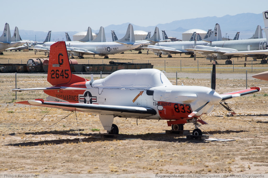 Beech T-34C Mentor United States Marine Corps (USMC) 162645 GL-330 AMARG - Boneyard Tucson, AZ 2015-06-01 � Karsten Palt, ID 11365 Beech T-34C Mentor United States Marine Corps (USMC) 162645 GL-330 AMARG - Boneyard Tucson, AZ 2015-06-01 � Karsten Palt, ID 11365