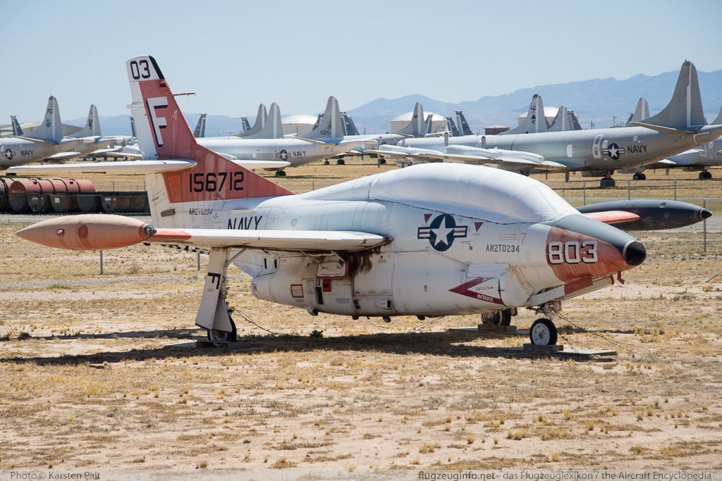 North American T-2C Buckeye United States Navy 156712 318-27 AMARG - Boneyard Tucson, AZ 2015-06-01 � Karsten Palt, ID 11411