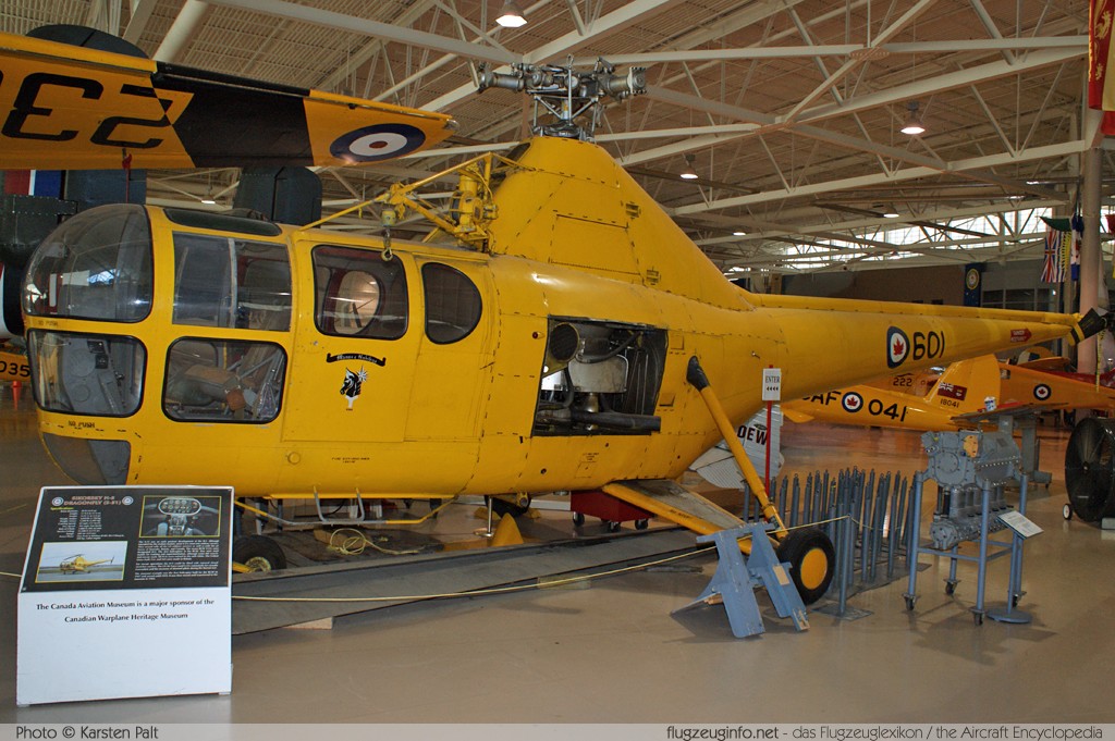 Sikorsky H-5 Dragonfly Royal Canadian Air Force 9601 5118 Canadian Warplane Heritage Museum Hamilton, Mount Hope 2013-07-19 � Karsten Palt, ID 7552