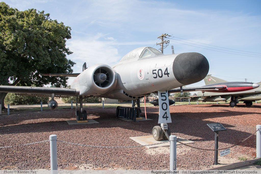 AVRO Canada CF-100 Mk 5D Canuck Royal Canadian Air Force 100504 404 Castle Air Museum Atwater, CA 2016-10-10 � Karsten Palt, ID 13193
